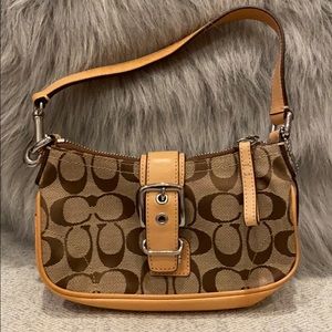 Signature C Tan Coach Purse